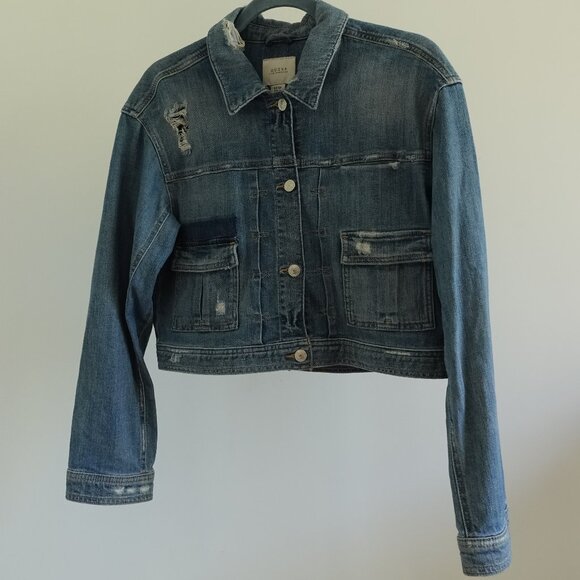 Guess dark denim jacket - Picture 2 of 16